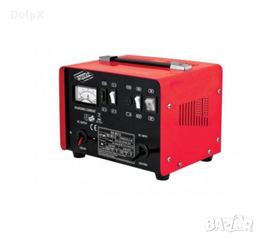 Мрежово комбинирано зарядно RD-BC12 за оловни акумулатори с кабели 12V/24V 92-210Ah, снимка 1