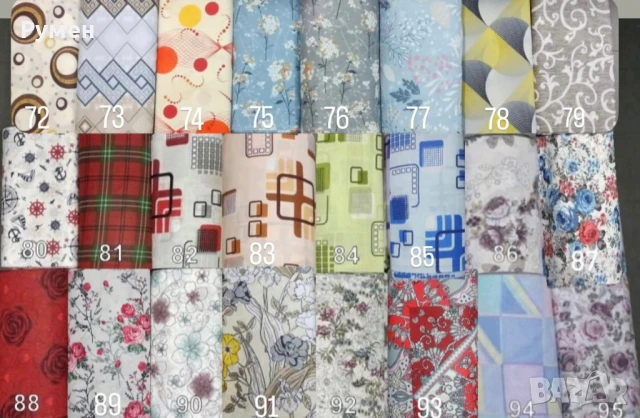 Платове за спално бельо-хасе 100 %памук , ранфорс , тензух , бархет , американ, снимка 4 - Спално бельо - 12416763