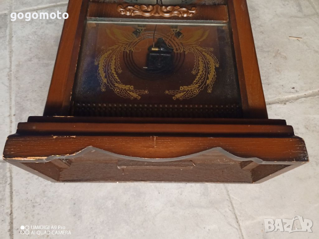 Стар винтидж античен стенен часовник, снимка 15 - Антикварни и старинни предмети - 36206088