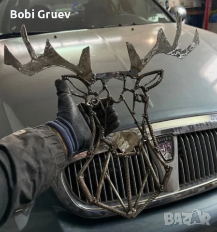 Метален елен, снимка 3 - Декорация за дома - 53723019