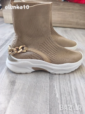 дамски плетени боти,тип чорап