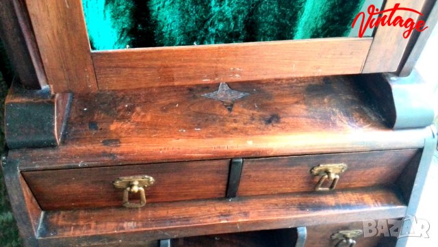 Стара дамска тоалетка от 1920-1930 г, снимка 5 - Антикварни и старинни предмети - 40959560