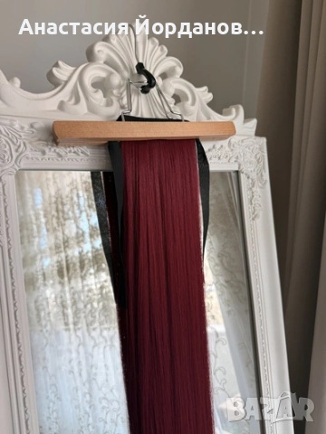 ЕКСТЕНШЪН ОПАШКА БОРДО, снимка 3 - Аксесоари за коса - 53792615
