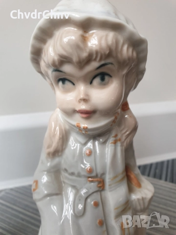 Sanbo Valencia статуетки 19см/2бр чифт/малка САНБО Валенсия испанска порцеланова фигура деца с шапки, снимка 6 - Статуетки - 51500464