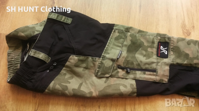 Revolution Race Camo Stretch Trouser размер S / M панталон със здрава и еластична материи - 1704, снимка 4 - Екипировка - 52852006