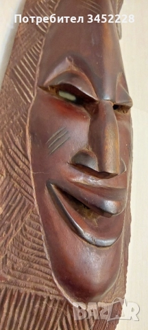 дърворезба масив ръчна изработка за ценители 70см , снимка 5 - Декорация за дома - 51979565