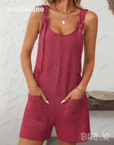 Дамски моден къс гащеризон, 10цвята , снимка 10 - Гащеризони - 51196871