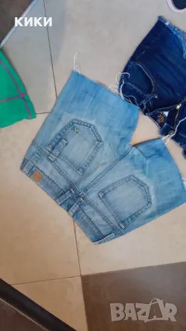 Дамски къси павталони дънкови, снимка 2 - Къси панталони и бермуди - 49423804