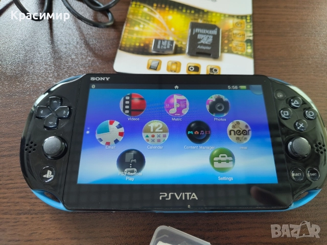 PS Vita Slim Blue/Black, снимка 10 - PlayStation конзоли - 52557777