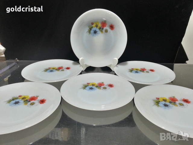 френски аркопал чинии дълбоки 