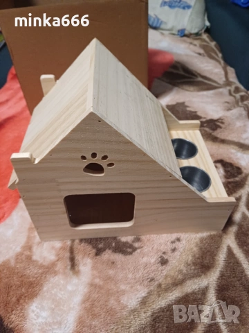 Дървена къщичка за вълнисти папагали, снимка 3 - Папагали - 53342866