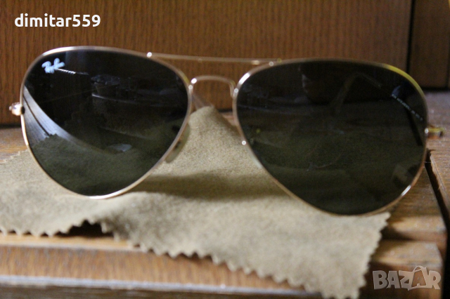 RayBan Aviator оригинални очила, снимка 1 - Слънчеви и диоптрични очила - 36243493