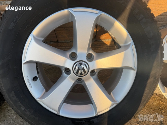 Оригинални алуминиеви джанти за VW Tiguan Sharan Passat T4 5x112 16 цола, снимка 3 - Гуми и джанти - 53817426