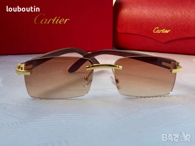 Cartier 2024 мъжки слънчеви очила, снимка 12 - Слънчеви и диоптрични очила - 48009402