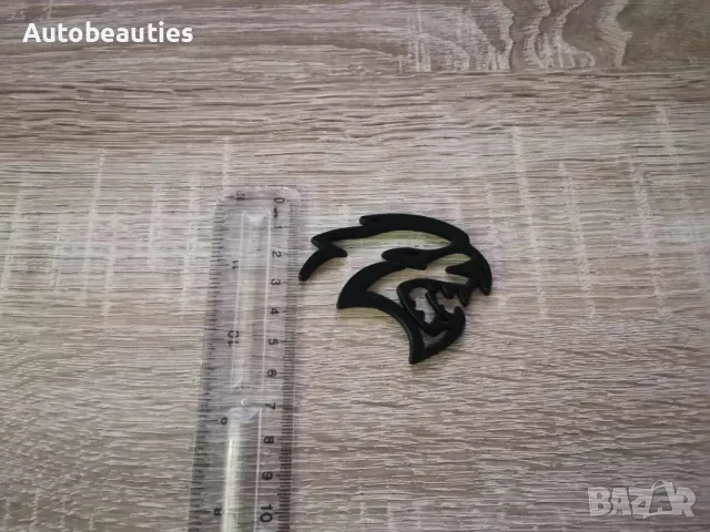 Hellcat лого черна емблема дясна, снимка 6 - Аксесоари и консумативи - 47978859