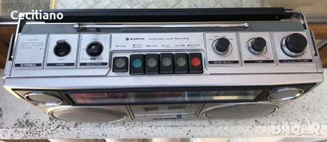 радиокасетофон Sanyo M9930K-Silver, снимка 6 - Радиокасетофони, транзистори - 55996288