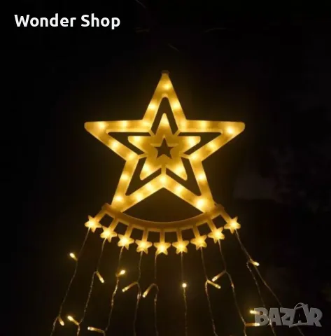 Коледна звезда Витлеем - 1.80 метра  243 LED, снимка 3 - Лед осветление - 48128718