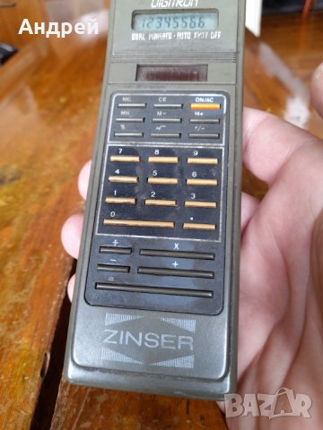 Стар калкулатор Zinser,Digitron, снимка 4 - Други ценни предмети - 40290791