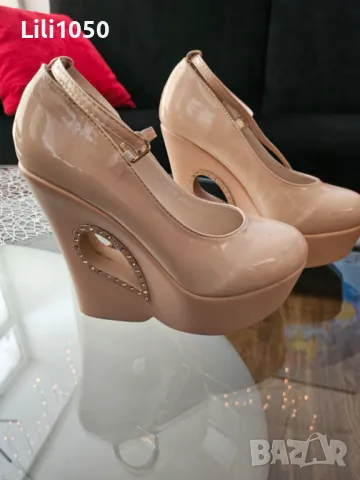 Италиански елегантни Обувки с камъни, снимка 9 - Дамски обувки на ток - 48209129