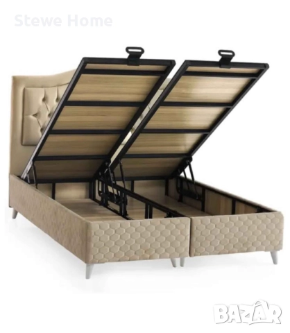 MELISA ЛЕГЛО С ТАБЛА И ОСНОВА С МЯСТО ЗА СЪХРАНЕНИЕ, снимка 3 - Спални и легла - 52301232