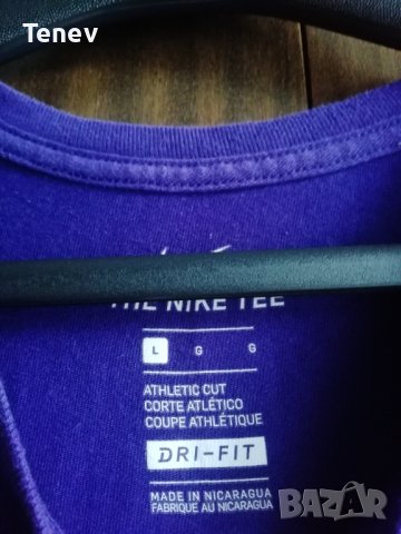 LA Lakers Lebron James #23 Nike Tee оригинална тениска Лейкърс Джеймс размер L  , снимка 5 - Тениски - 41508150