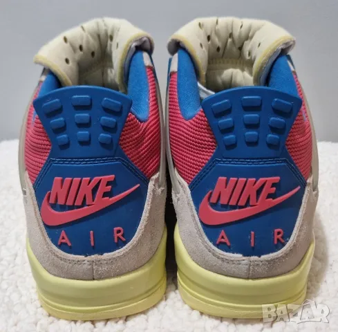 NIKE JORDAN 4 RETRO X UNION LA GUAVA ICE, 47.5 номер, обувани 1 път, като нови. ОРИГИНАЛНИ!, снимка 3 - Маратонки - 49897729