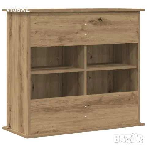 vidaXL Стойка за аквариум, дъб, 81x36x73 см, инженерно дърво, снимка 6 - Аквариуми - 56148301