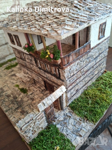 Макети на Възрожденски къщи-ръчна изработка., снимка 12 - Декорация за дома - 53227582