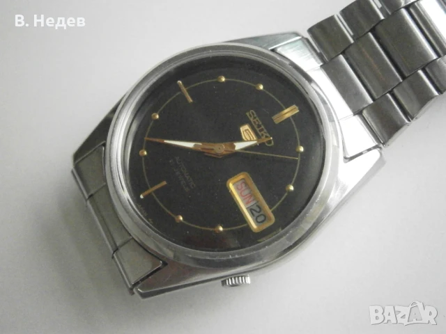 SEIKO 5, cal. 7019-8220, vtg automatic, каса – 35,0mm, Japan, TOP!, снимка 2 - Мъжки - 51094404