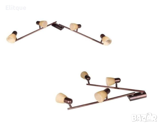 Спот 1-ца, 2-ка,3-ка или 4-ка, Dacar, E 14, 1 x max 40 W, снимка 6 - Други - 52853771