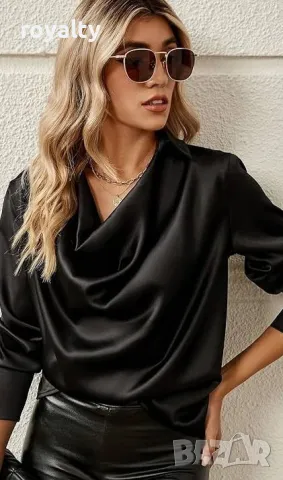 Дамска блуза с акцент, снимка 2 - Блузи с дълъг ръкав и пуловери - 49179432