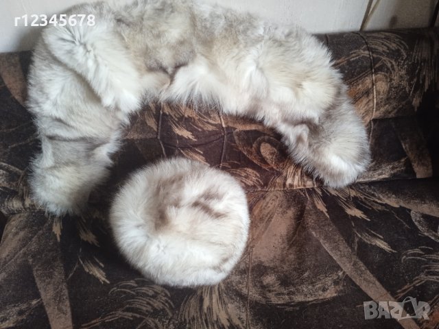 Продавам комплект дамска шапка и яка, снимка 7 - Шапки - 30873330