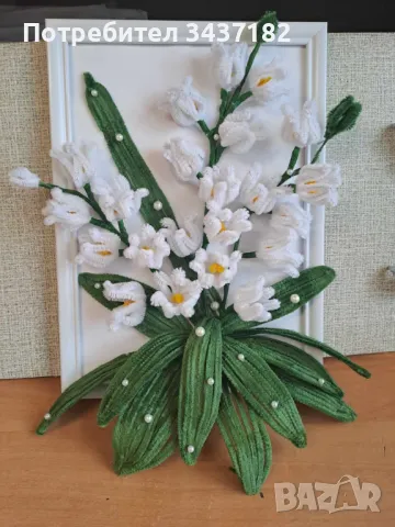  Ръчно изработени плюшени цветя. От бюджетни предложения, до оригинални такивя, снимка 7 - Изкуствени цветя - 49174922