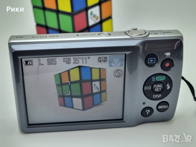 Canon IXY 160 IXUS 165 PowerShot ELPH 165 Digital Camera Silver, снимка 7 - Фотоапарати - 52728271