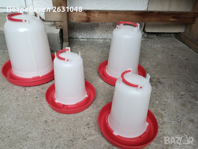 поилки за птици и гълъби  вакуумни с дръжка от 5 лт и 3 лт и 1.5 лт, снимка 8 - За птици - 40579484