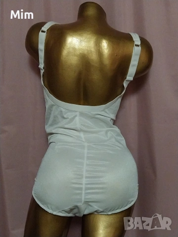 95 В Бяло,еластично моделиращо боди , снимка 5 - Корсети, бюстиета, топове - 53517028