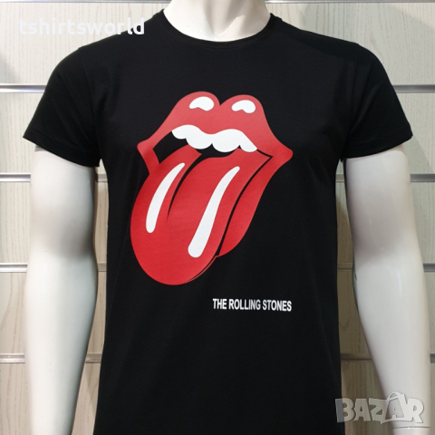 Нова мъжка тениска с трансферен печат на музикалната група Rolling Stones, снимка 3 - Тениски - 36147038