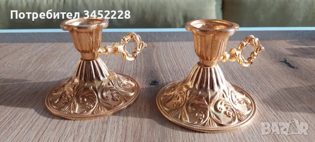 свещници два броя за ценители отлични , снимка 6 - Декорация за дома - 49314942