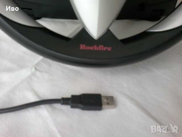 Волан с педали за PC Rockfire QF-368uv, снимка 6 - Игри за PC - 42101639