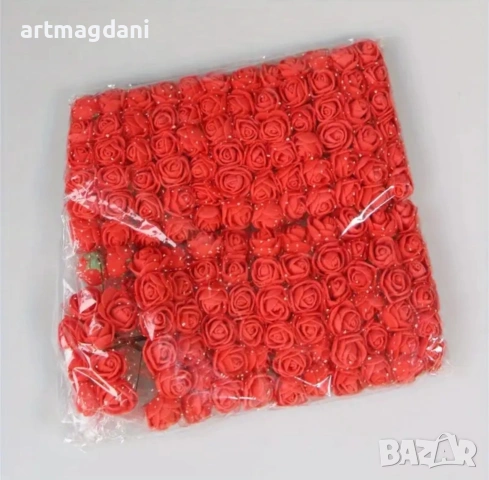 Рози от фоам за DIY занаяти , снимка 7 - Романтични подаръци - 53442978