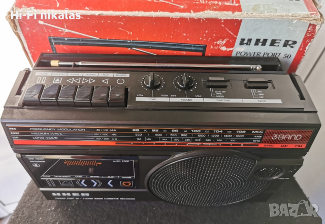 ТОП!!! радио FM касетофон UHER  power port 50, снимка 2 - Радиокасетофони, транзистори - 44527426