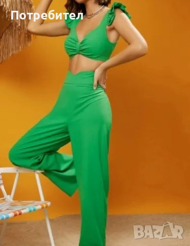 Дамски летен сет с етикет, снимка 3 - Комплекти - 51607556