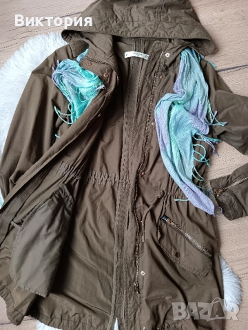 дамска тънка парка mango, снимка 4 - Якета - 51966468