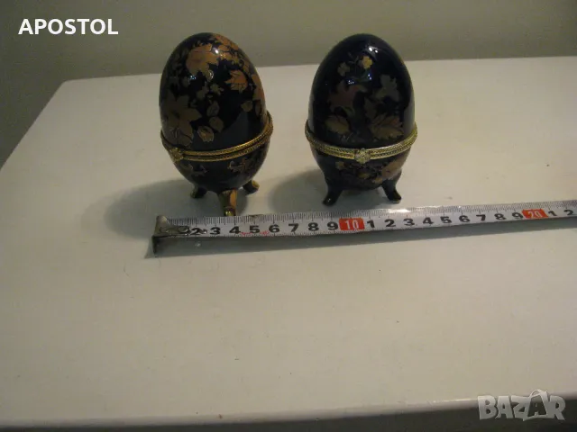 Порцеланова кутийка яйце, снимка 6 - Антикварни и старинни предмети - 49364024