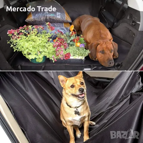 Предпазно покривало за седалка и багажник за домашни любимци, Водоустойчив, снимка 6 - За кучета - 48875087