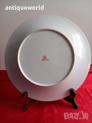 Голяма Китайска Порцеланова Чиния, Маркирана, снимка 4 - Антикварни и старинни предмети - 48232123