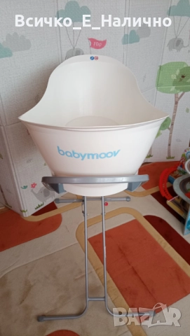 Бебешка вана Babymoov Aquanest със стойка (+ затопляща подложка), снимка 4 - За банята - 52061120