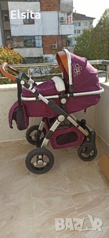 Комбинирана бебешка количка "Cangaroo Luxor" , снимка 1 - Детски колички - 42723242