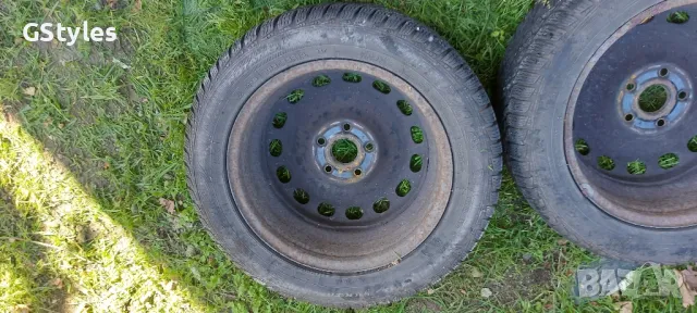 4бр  5х112 железни джанти 6jx16h2 ет 35 със зимни гуми 205/55/16, снимка 12 - Гуми и джанти - 47734842