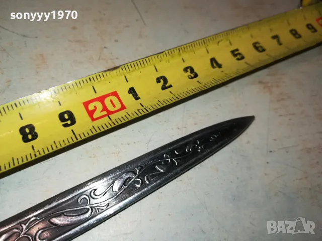 JAPAN-ЯПОНСКИ НОЖ ЗА КОЛЕКЦИЯ ДЕКОР 1205252006, снимка 6 - Антикварни и старинни предмети - 50259005